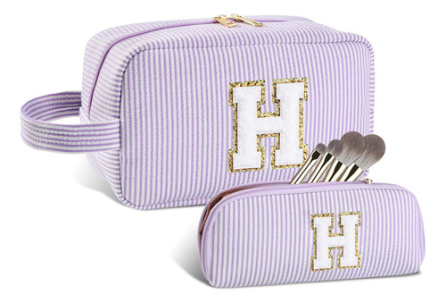 Huifen Regalos Personalizados 2 Bolsas De Maquillaje Con Ini