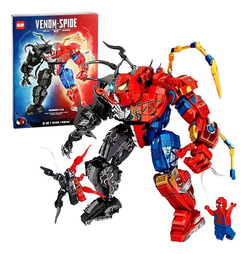 Juego Set Armable Construcción Spiderman-venon 816 Piezas 