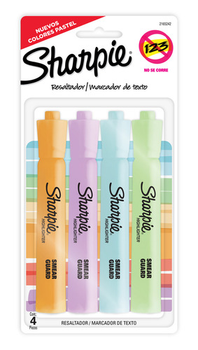 Sharpie Resaltador Colores Pastel 2165242 C