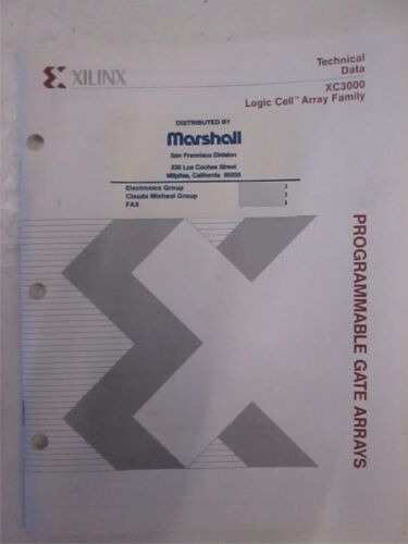 Xilinx Programmable Gate Arrays Technical Data Xc3000, U Ssh