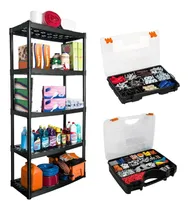 Comprar Combo Estante Organizador De Herramientas Y Tornillos Truper