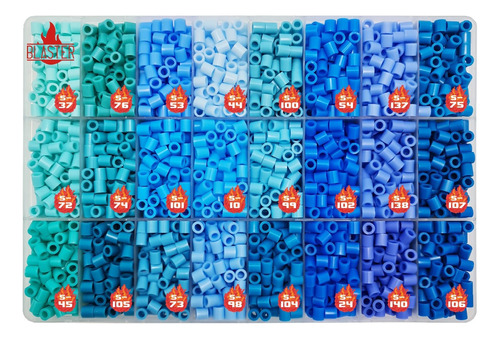 Caja Colores 5.000 Hama Beads Artkal 5mm - Mix 7