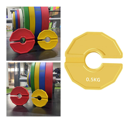 Suministros De Gimnasia De Gimnasia De Goma 0,5 Kg Amarillo