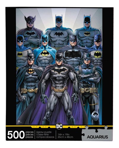 Aquarius Dc Comics Batman Batsuits Puzzle (500 Piezas Jigsaw