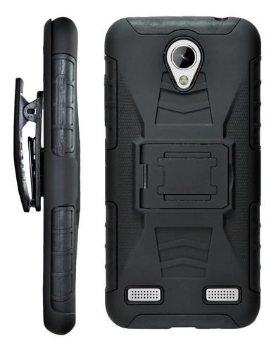 Funda Uso Rudo Con Clip Anti Golpes 3 En 1 Zte A520