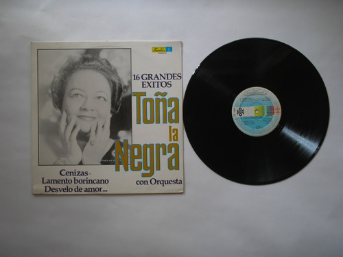 Lp Vinilo Toña La Negra 16 Grandes Exitos Edic Colombia 1990