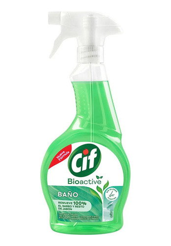 Limpiador Para Baño Cif Bioactive 500 Ml