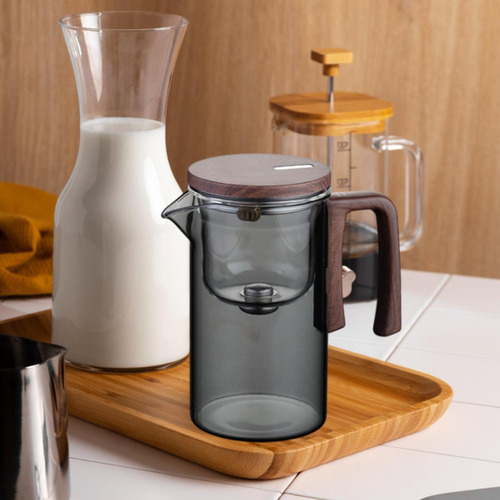 Tetera De Vidrio Tetera De Con Infusor Tetera De Gris 720ml