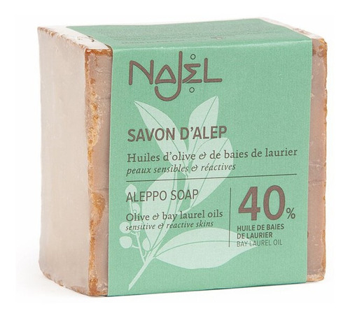 Jabon De Alepo 40% Laurel - Unidad a $71000