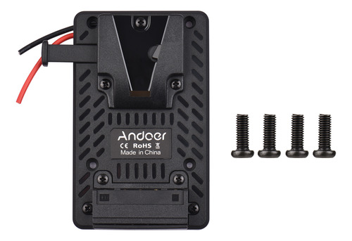 Adaptador De Batería V Lock, Placa De Repuesto Para Mochila