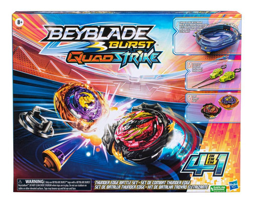 Trompo Beyblade Burst Quadstrike Set De Batalla F6781