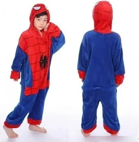 Pijamas Kigurumis Infantil De Spiderman