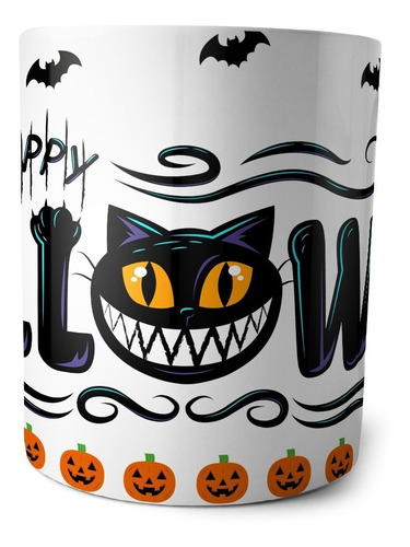 Caneca Personalizada Halloween 03 - 325 Ml - Dia Das Bruxas