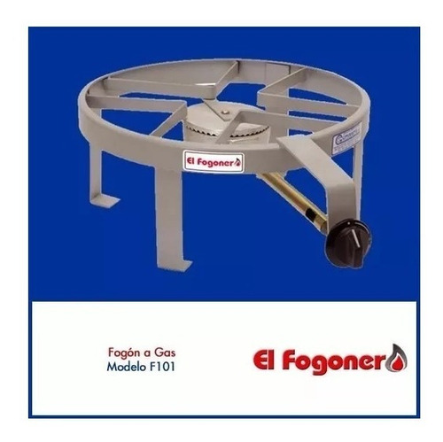 Imagen 2 de 4 de Reverbero El Fogonero Acero Y Quemador Aluminio Nuevos