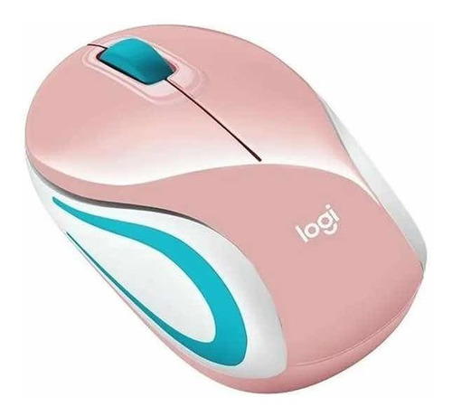 Mouse Logitech M187 Rosado Inalámbrico