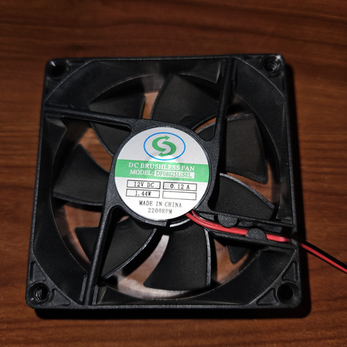 Ventilador Pc Cooler Fan 80x80mm 8x8cm 2 Pin