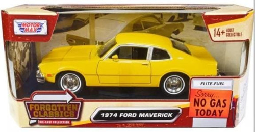 Motormax 1:24 1974 Ford Maverick Amarillo