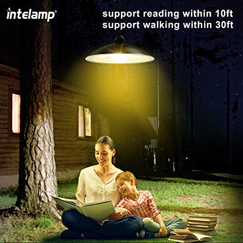 Luces Colgantes Solares, 2 Pack Luces Solares Cobertizo...
