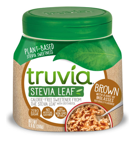 Truvia Edulcorante Marron Sin Calorias De La Hoja De Stevia 