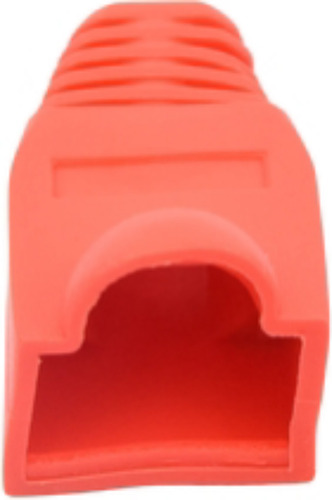 Bota Plástica Para Protección De Plug Rj45, Color Rojo