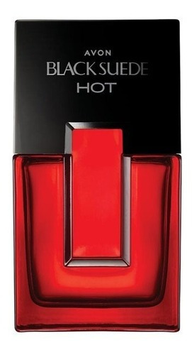 Black Suede Hot Perfume Avon Hombre