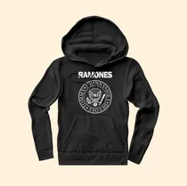 Comprar Buzo Canguro Rock Internacional Todas Las Bandas Con Capucha