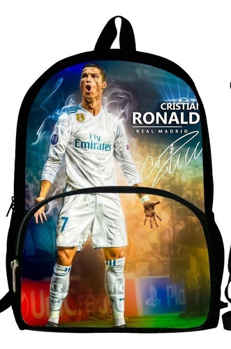 3 Unids/set Mochila Cristiano Ronaldo Mochila Bandoleras 3