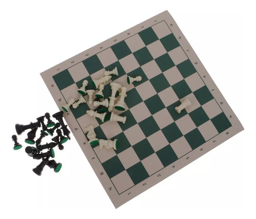 Tapete Enrollable Tradicional Juego De Tablero De Ajedrez