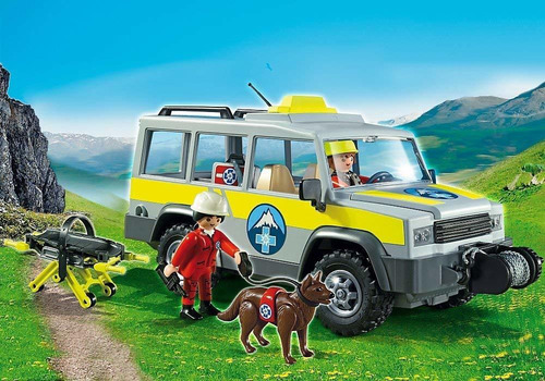 Playmobil Camión Playset De Rescate De Montaña