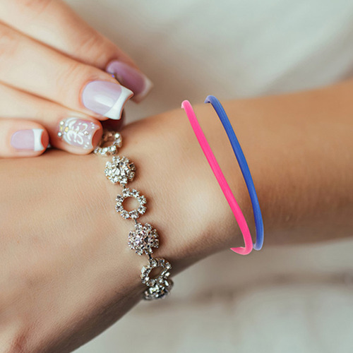 Pulseras De Gelatina De Silicona De Colores Mezclados, 20 Un