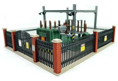 Construcción Ho 1/87 Estacion Electrica Ferromodelismo