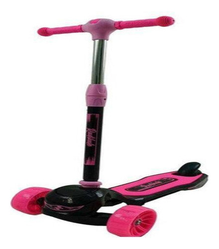 Patinete Unitoys Radikale Super Leds - Rosa