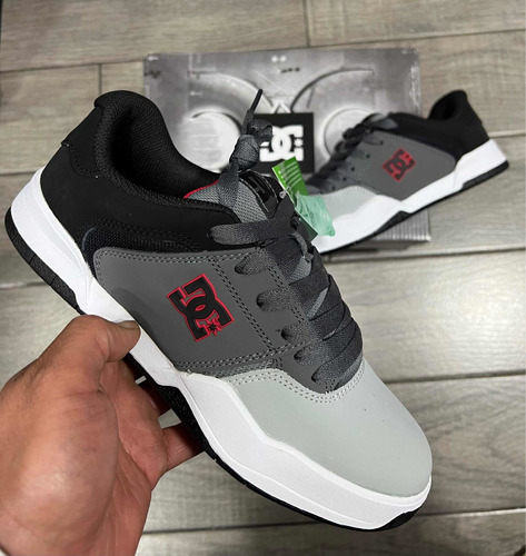 Tenis Dc Shoes Co Usa Central  Adys100551 Black/grey 7-11us