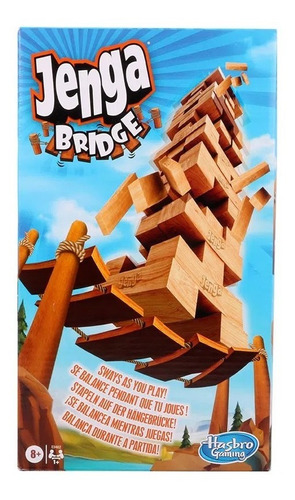 Jenga Bridge Puente De Madera Juego De Mesa Hasbro E9462 Ful