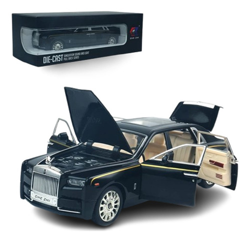 Rolls-royce Phantom Alloy Modelo De Carro De Brinquedo 1:24