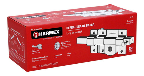 Cerrojo Pasador Cerradura Para Puerta, Mayoreo, Hermex