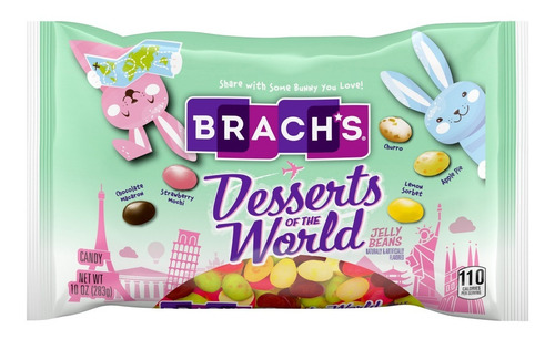 Jelly Beans Brachs Chocolate, Fresa, Churro, Lemon Sorbet, A