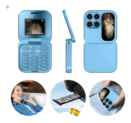 Funda Abatible Con Función Plegable Para Teléfonos De Ancianos Y Niños