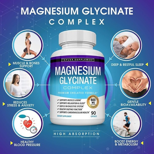Lux Complementar Glicinato De Magnesio 425 Mg