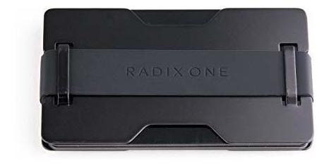 Radix One Black Steel - Rfid Bloqueing Minimalist M5k8o