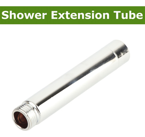 T Tubo Redondo De Extensión De Ducha De Acero Inoxidable