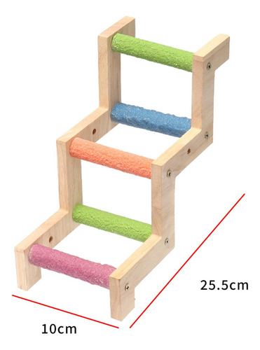 Escalera Para Loros Y Pájaros, Accesorios De Jaula De S