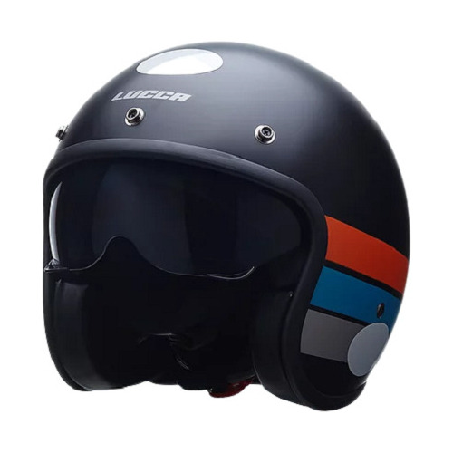 Capacete Lucca Sublime Sunset Matt Black + 1 Viseira Interna