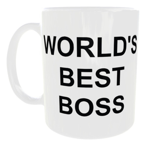 Taza De Ceramica The Worlds Best Boss Dunder Mifflin Mod 01