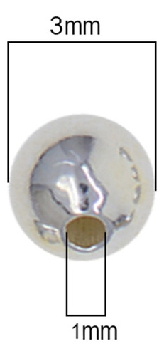 Accesorios De Fabricación De Joyas 3 Mm (orificio De 1 Mm)