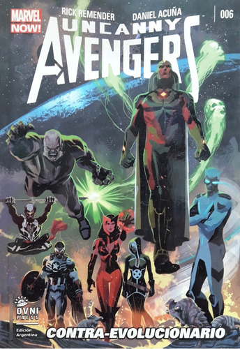 Uncanny Avengers Contra Evolucionario Ovni Press Impecable *