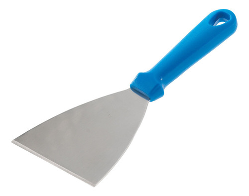 Espatula Rigida Gimetal En Plastico Y Acero De 11 X 10 Cm Color Azul