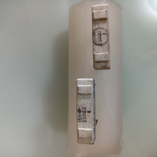 Resistencia Ceramica 200 Ohm 15w Usada (Usado)