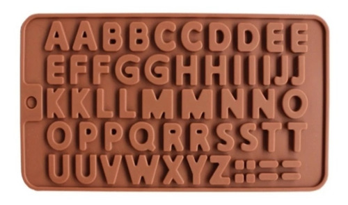 Molde Abecedario - Letras- Alfabeto Chocolate -fondant. 