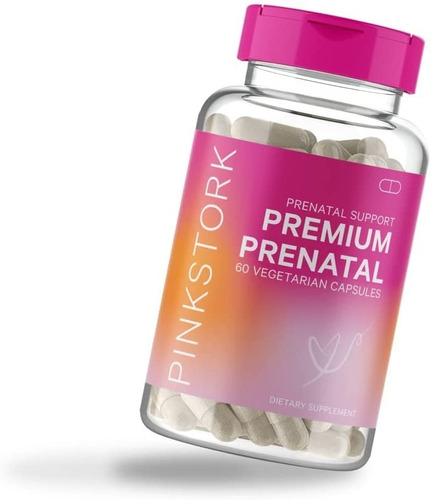 Vitamina Prenatal Pink Stork 60cp - Unidad a $6941